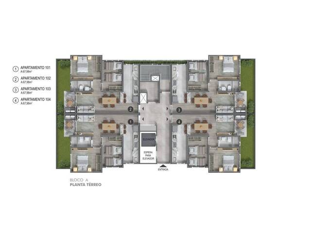 #470 - Apartamento para Venda em Sinop - MT - 3