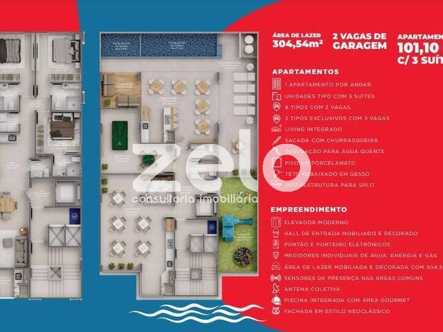 #743 - Apartamento para Venda em Porto Belo - SC - 2