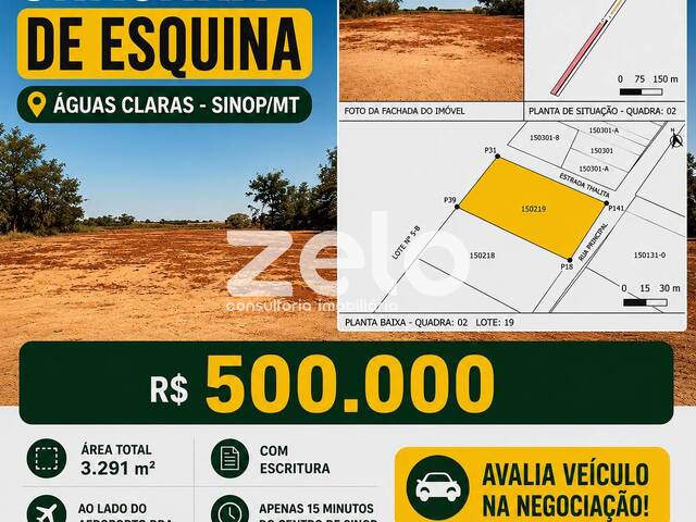 #1211 - Chácara para Venda em Sinop - MT