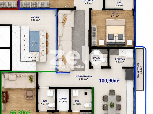 #1373 - Apartamento para Venda em Porto Belo - SC - 2